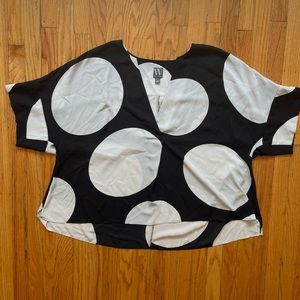 Polka dot blouse